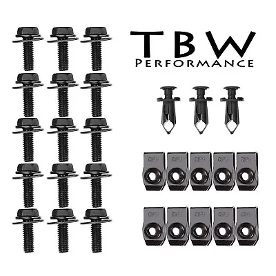 Engine Splash Shield Bumper Hardware Kit Bolts Clips  G35 G37 350Z 370Z FX35 • $15