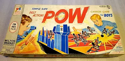 Pow Cannon Game  Milton Bradley 1964 Complete ~fastshipping⚡⚡📬 • $22