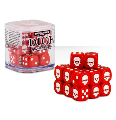 Warhammer 12mm Dice Cube - 20 Dice - RED • £6.19