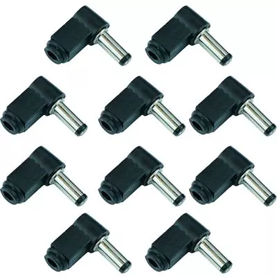 10pcs 2.1mm X 5.5mm Right Angle Long DC Power Plug Connector • £5.99