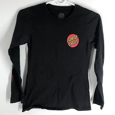 Odd Future Santa Cruz Women's Black Small Long-Sleeve T-Shirt • £9.11