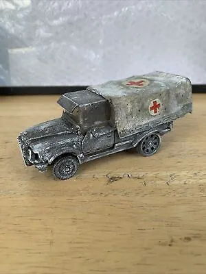 1:43 Scale Built Painted Plastic Die Cast WWII MODIFIED Ambulance • $15