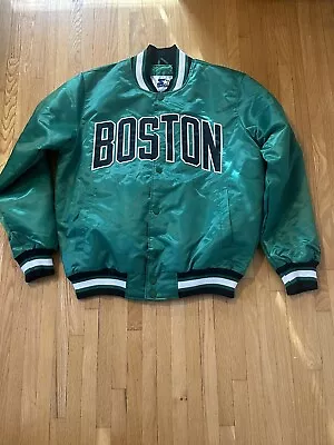 Boston Celtics Vintage Bomber Starter Jacket - L • $85