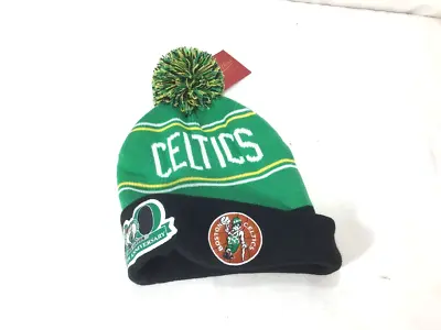 NBA Boston Celtics Mitchell & Ness Winter Knit Cap Hat Beanie 1986 Season Patch • $28.88