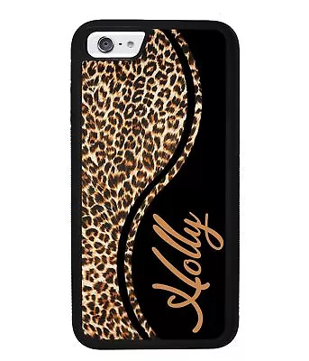 Curvy Leopard Animal Skin Personalized Phone Case For All Apple IPhone Models • $24.99