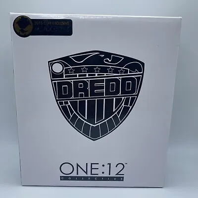 Mezco Judge Dredd One:12 Collective Action Figure Black And White NYCC Exclusive • $129.99