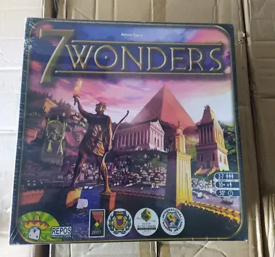 7 Wonders Board Game Party Game Family Game - BRAND NEW SEALED • £16