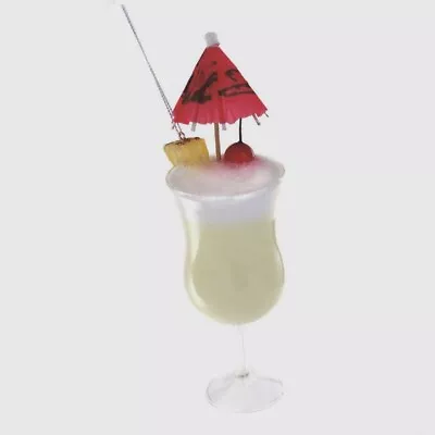 Piña Colada Ornament New Year Coconut Cruise Holiday Cocktail Rum Tropical Beach • $35