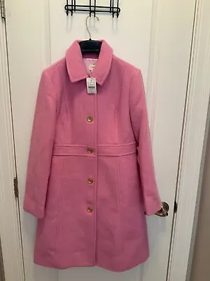 SALE!! NWT- 4  J.Crew Classic Lady Day Coat In Double-cloth Wool GORGEOUS PINK • $159.99