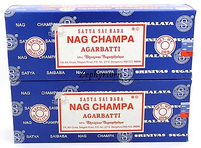 2 X 250 Gram Nag Champa Boxes Original Incense Sticks - 500 Grams  FREE SHIPPING • $27.90