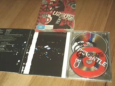 U2 -2 X DVD BOX SET Incl. Booklet ' VERTIGO LIVE FROM CHICAGO ' 2005 EXC • $11.99