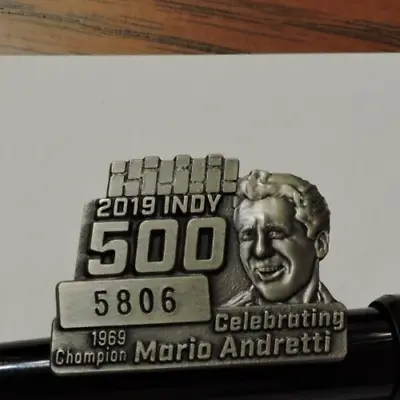 Indy 500 Silver Pit Badge 2019 Mario • $44
