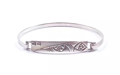 Kit Heath Bangle Bracelet Glasgow Rose 925 Sterling Silver Hallmarked  • £35