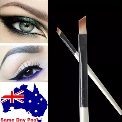 $4.95 • Buy Professional Elite Angled Eyebrow Brush Eye Liner Brow Makeup Cosmetic Tool New