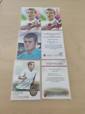 Futera Soccer Unique Jack Wilshere England Ruby Bundle • £40