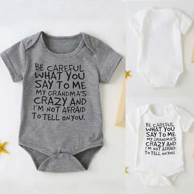 Baby Boy Girl Bodysuit Summer Outfit Romper Infant Clothes Jumpsuit Newborn • $16.23