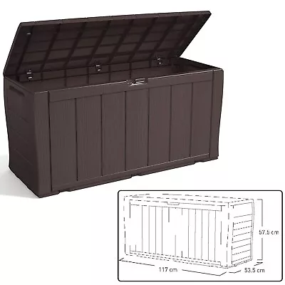 £61.97 • Buy Keter XL Large Storage Shed Garden Outdoor Box Lockable Waterproof Outside Shed
