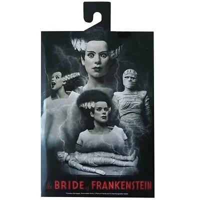 NECA Black White Bride Of Frankenstein 7  Universal Monster Ultimate Official • $29.99