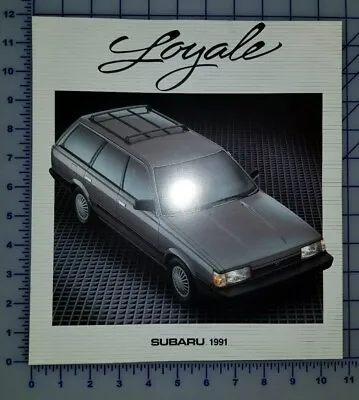 $13.49 • Buy 1991 Subaru Loyale Brochure  