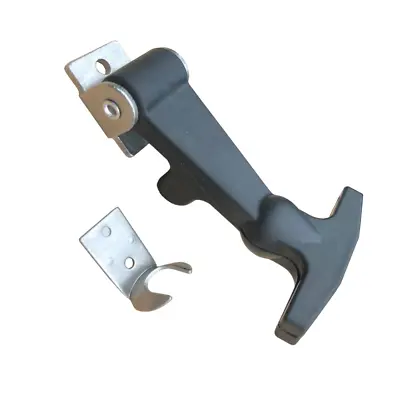 Small Flexible Hood Hasp Rubber Draw T Handle Latch Stainless Steel Hardware • $16.99
