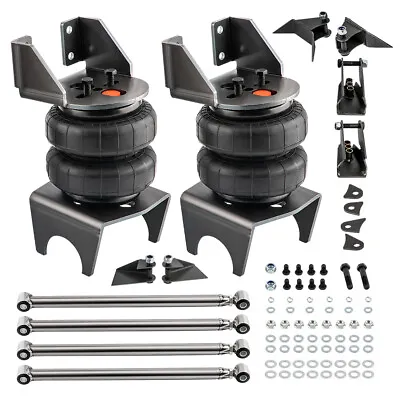 Universal Triangulated Mounts 4 Link Rear Air Suspension Bag Kit 2500 LBS • $391.99