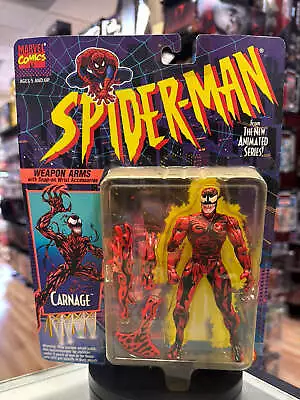 Weapon Arms Carnage (Vintage Marvel Animated Spider-Man Toybiz) SEALED • $24.95