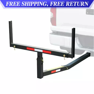 Pick Up Truck Bed Hitch Extender Extension Rack Ladder Canoe Kayak Boat Lumber • $54.40