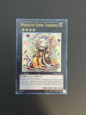 Madolche Queen Tiaramisu - ABYR-EN048 - 1st Edition - Ultra Rare - NM • $9.99