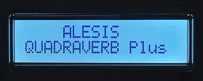 Alesis Lcd Screen - Quadraverb Quad Plus Gt - Light Blue - Replacement Display • $32