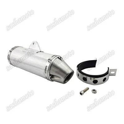 38mm Exhaust Muffler T4 Style For 125cc 140 150 160cc CRF50 KLX110 Pit Dirt Bike • $169.76