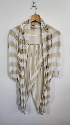 ANOTAH Label Size 40 Women Boho Kimono Lightweight Waterfall Drape Split Cape  • $17.99