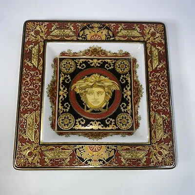 VERSACE Medusa Rosenthal Square Plate Tray Vintage 5”x5” • $148.50