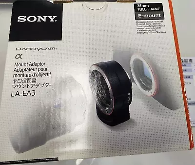 Sony LA-EA3 A-mount To E-mount FE Lens Adapter Official Model W/Box • $150.99