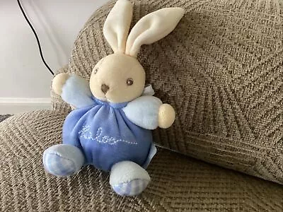 Kaloo Bunny Rabbit Blue Soft Plush Cuddle Toy Comforter Pram Toy Rare • £8.99