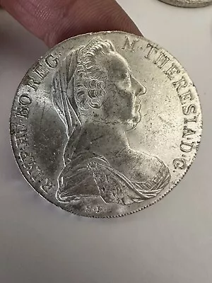 1780-X Austria 1 Thaler Coin KM#T1 Maria Theresia .833 Silver 28g Posthumous • $35