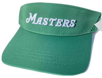$39.99 • Buy 2022 Masters Green Performance Visor Hat Augusta National Golf Adjustable New