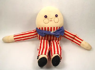 Vintage Plush Humpty Dumpty Cloth Toy Doll Handmade Stuffed Fabric. 14  • $11.49