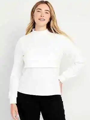 Maternity Mock Neck Double Layer Nursing T-Shirt Old Navy NWT Size XL Or XXL • $18