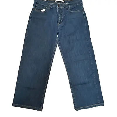 Vitamina Womens Size 46 Mid-Rise Deluxe Edition Cropped Jeans Blue Made In Italy • $48.76