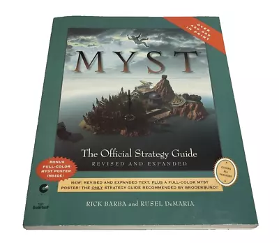 Myst And Riven PC Game Guide With Poster Hints And Journal Mint! • $8.99