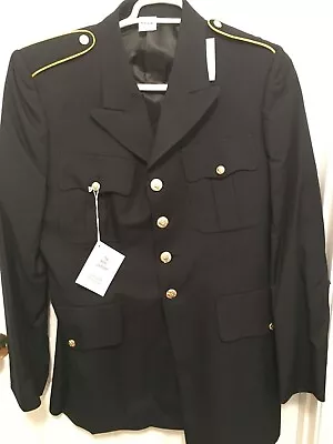 US Army Men’s Military Service Dress Blue Uniform Jacket Coat Size 41L ASU • $9.99