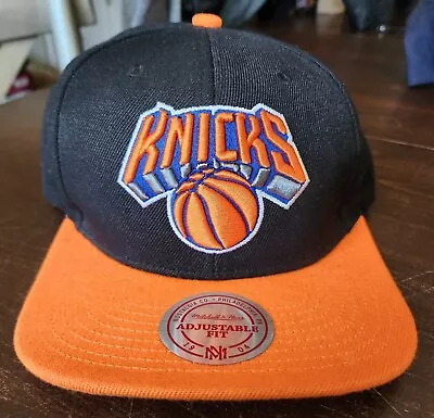 Mitchell And Ness HWC New York Knicks Retro Logo Snapback Hat Cap 2 TONE • $14.99