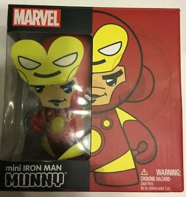 Iron Man Mini Munny 4  Diy Designer Vinyl Toy Figure Kidrobot Munnyworld Marvel • $9.95