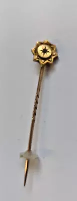 Victorian Antique 15ct Yellow Gold Stick Pin Or Brooch C. 1900 Accessories • £21