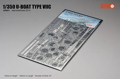 Jasmine Model 1/350 205001 German U-boat Type VIIC Submarine Skeleton • £39.36