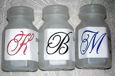 150 Monogram Wedding Bubble Labels Favors Any Color • $8.95