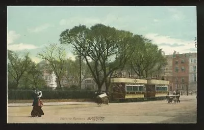 £9 • Buy Sussex BRIGHTON Victoria Gdns Trams PPC