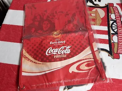 £12 • Buy BNWT Rare Coca Cola Vanilla UEFA Euro 2004 Gym Sports Nylon Draw String Bag 