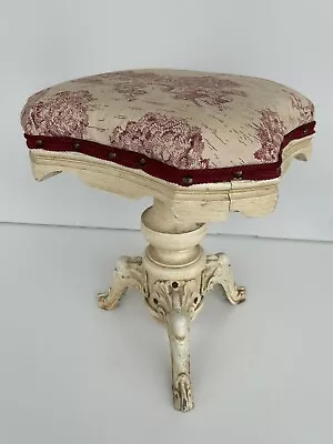 1890s A. Merriam Antique Piano  Vanity Stool With Cast Iron Claw Feet GOOD COND • $259.98