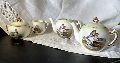 Vintage  Hand Painted Child’s Tea Set / 6 Pieces • $9